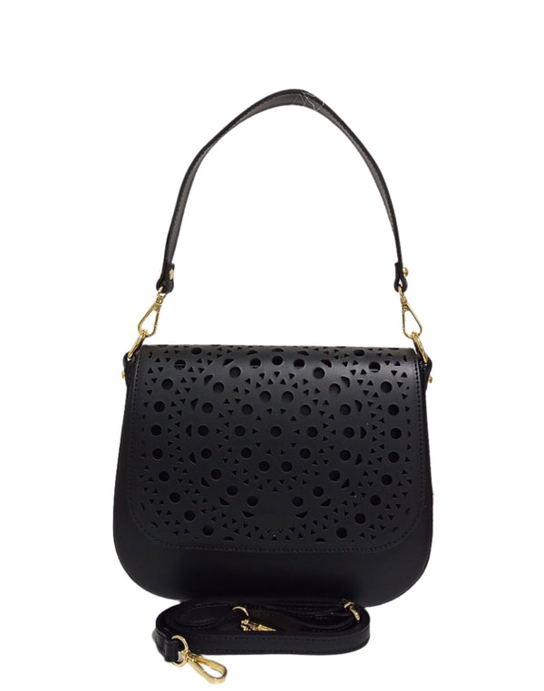 Leather bag, Pretta- 1551 model Black