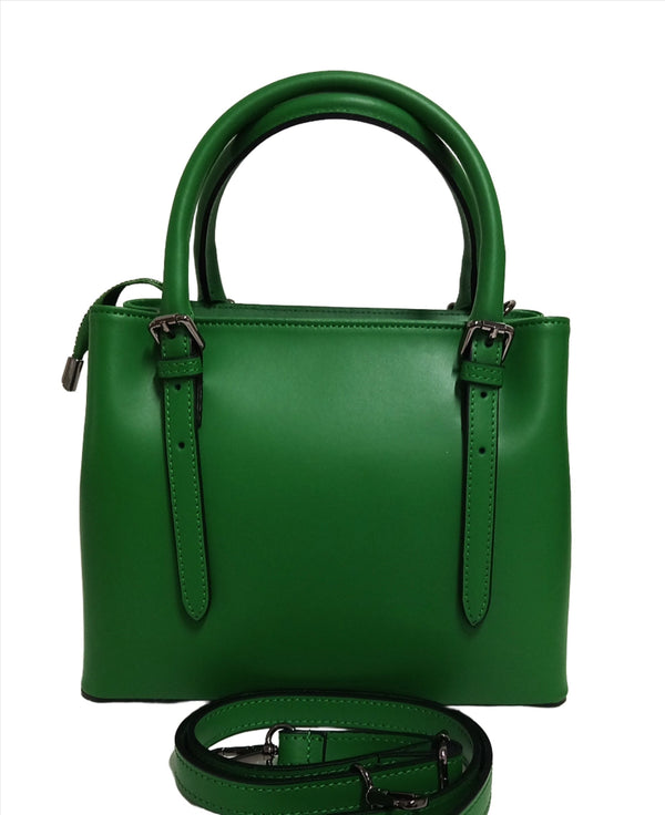 Valódi bőrtáska, Pretta 538 – zöld