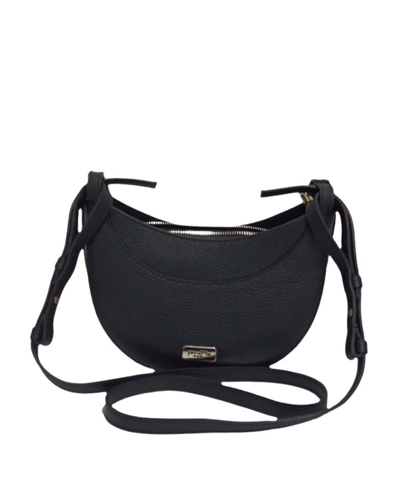 Leather Bag, Messenger Type, Pretta-150 Model Black*