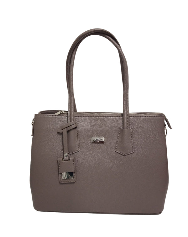 Leather Bag, Pretta Model - 2610 Grey*