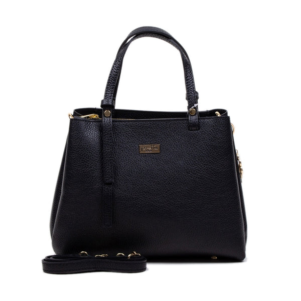 Leather Bag, Pretta- 7040 Model Black*