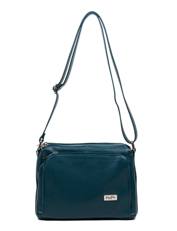 Leather Bag, Messenger Type, Pretta-145 Ottanio Green