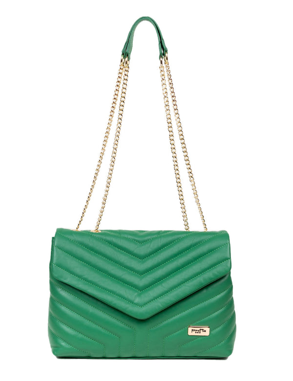 Leather bag, Pretta- 7720 Light Green